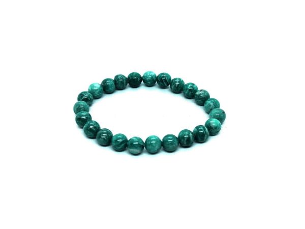 Amazonite 8mm Polished Bead Bracelet